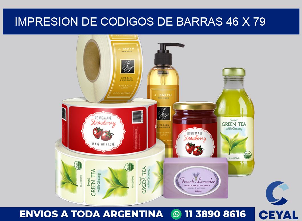 impresion de codigos de barras 46 x 79