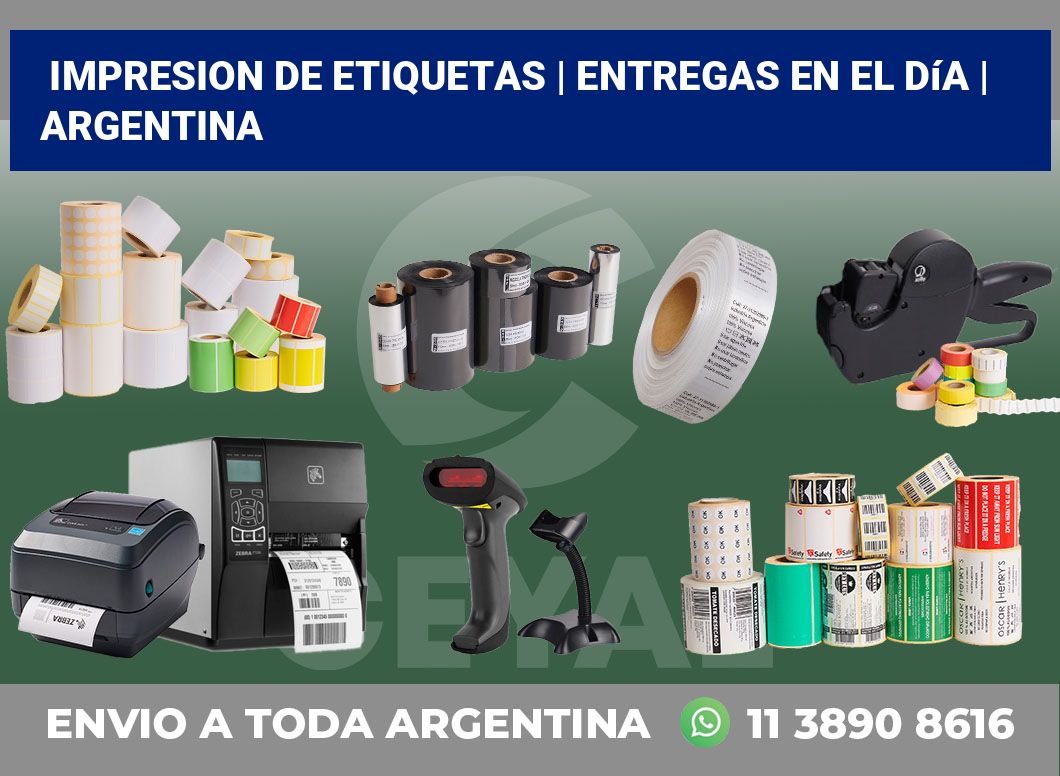 impresion de etiquetas | Entregas en el día | Argentina