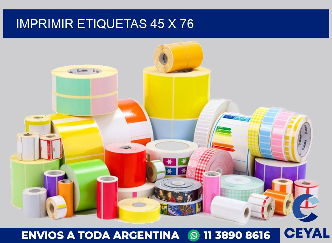 imprimir etiquetas 45 x 76