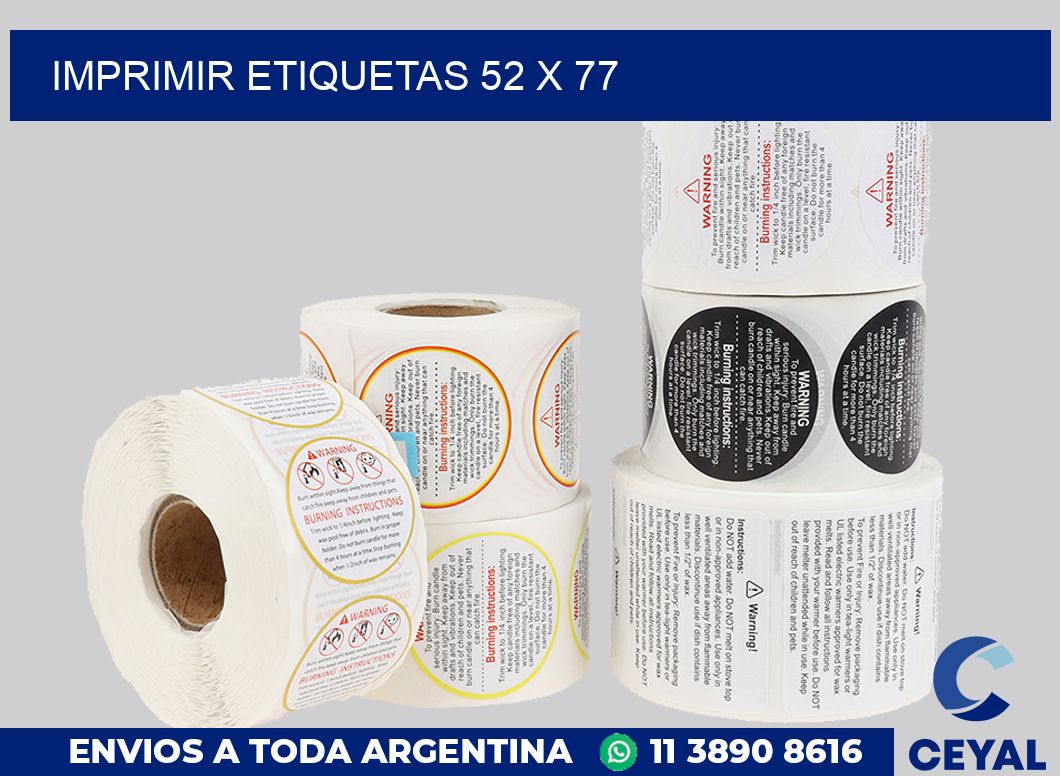 imprimir etiquetas 52 x 77