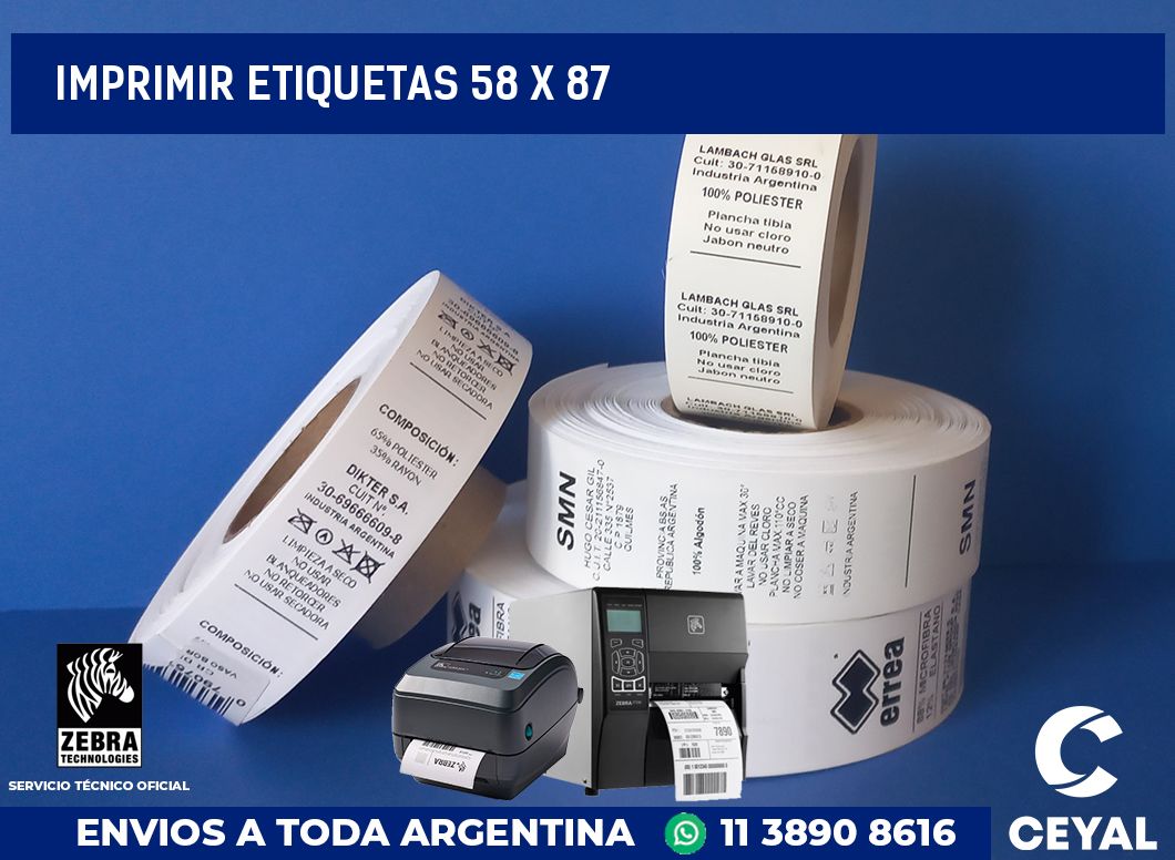 imprimir etiquetas 58 x 87