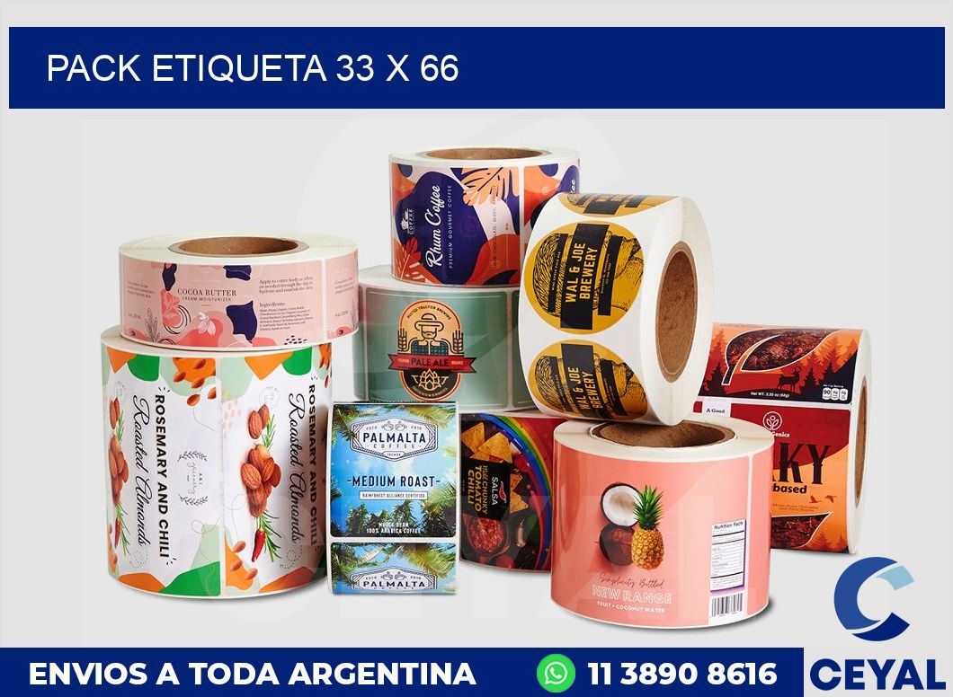 pack etiqueta 33 x 66