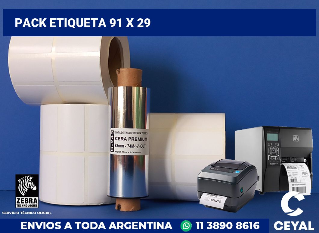 pack etiqueta 91 x 29