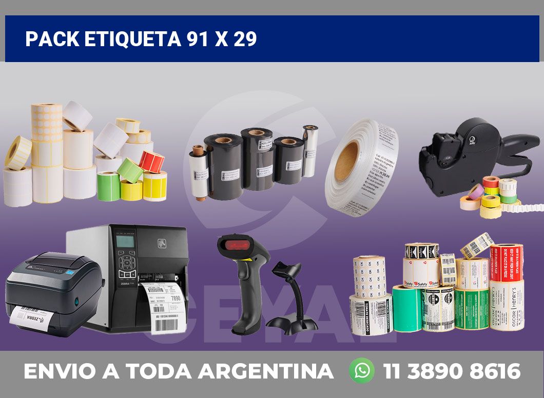pack etiqueta 91 x 29