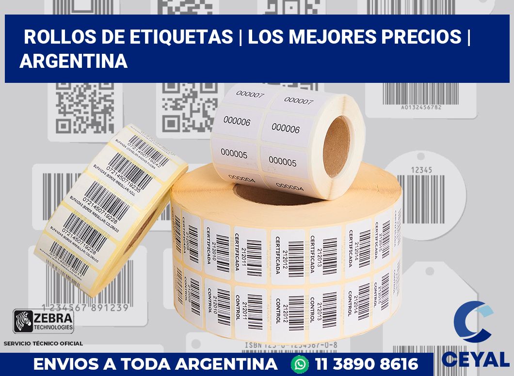 rollos de etiquetas | Los mejores precios | Argentina