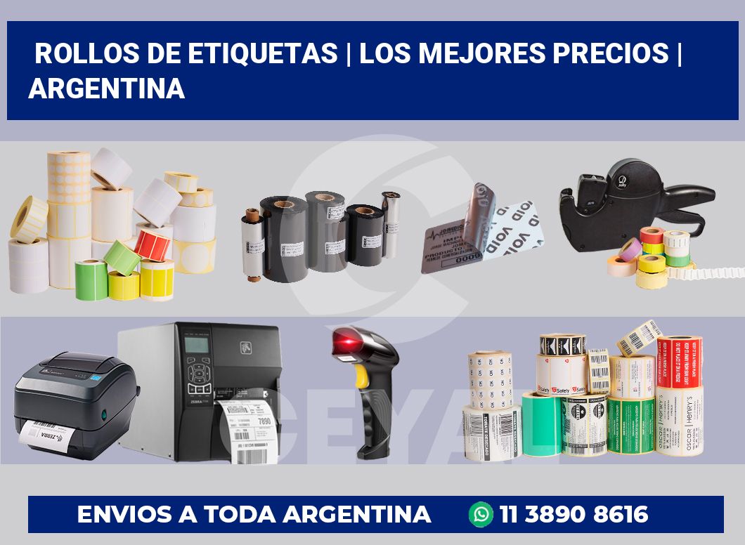 rollos de etiquetas | Los mejores precios | Argentina