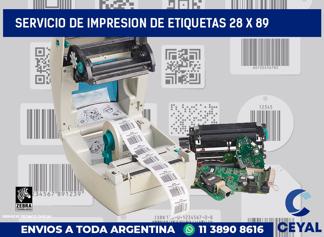 servicio de impresion de etiquetas 28 x 89