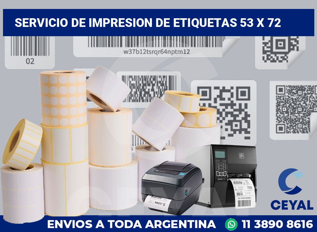 servicio de impresion de etiquetas 53 x 72