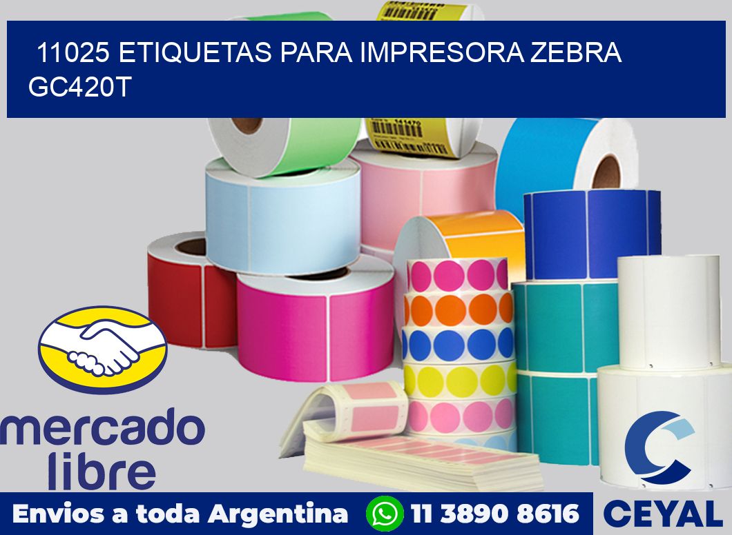 11025 etiquetas para impresora zebra GC420T