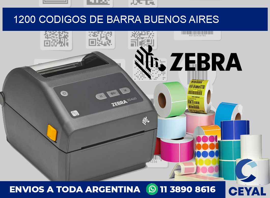1200 Codigos de barra Buenos Aires