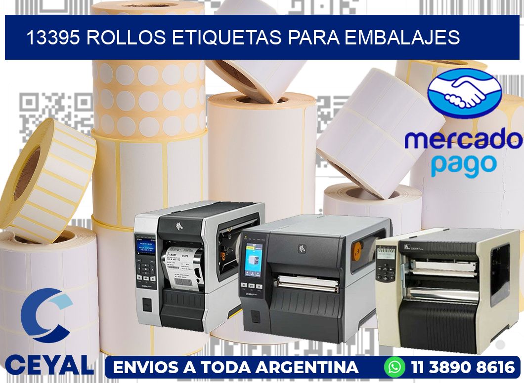 13395 Rollos etiquetas para embalajes