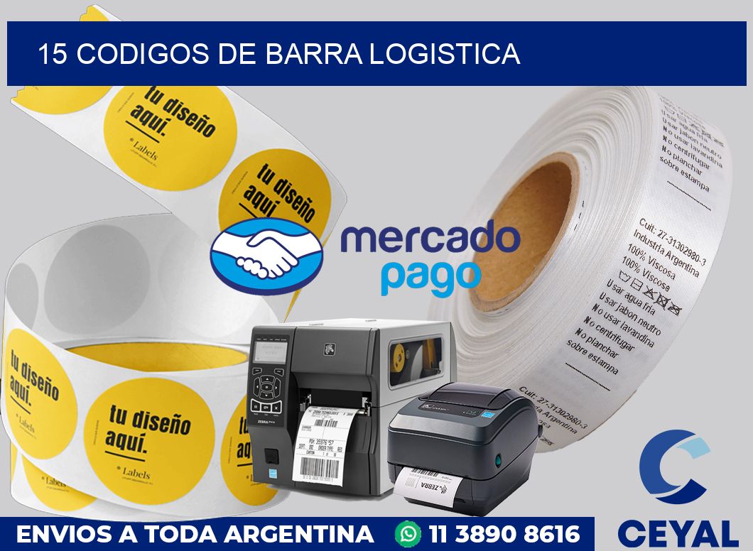 15 Codigos de barra logistica