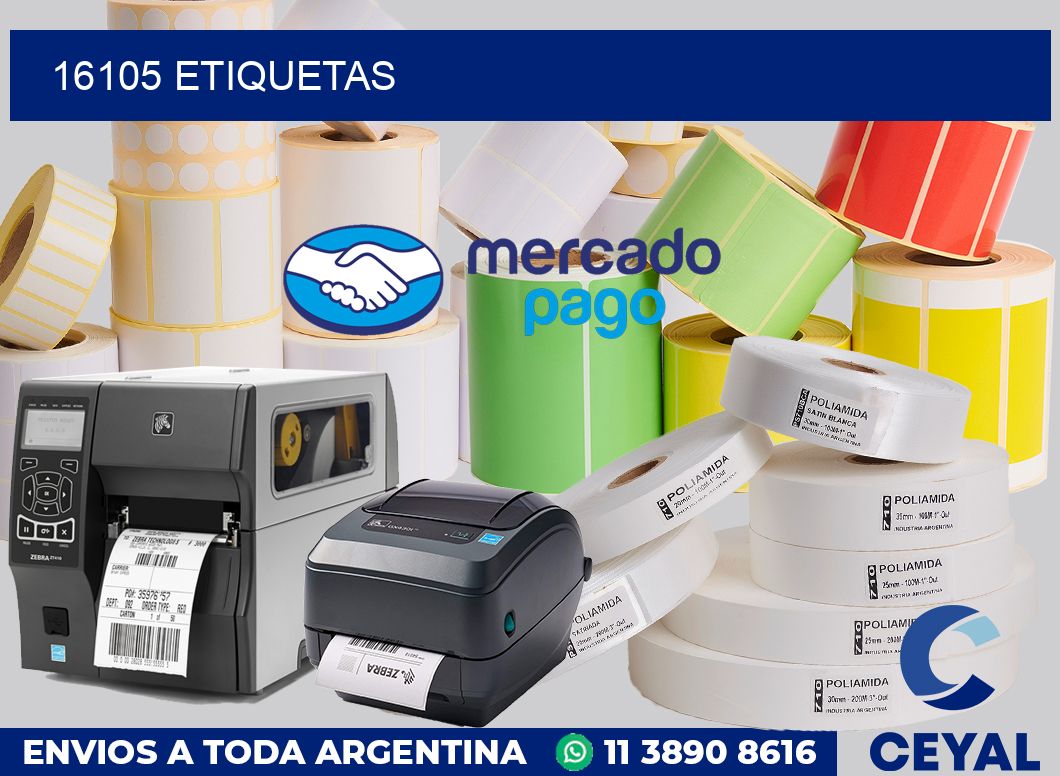 16105 etiquetas