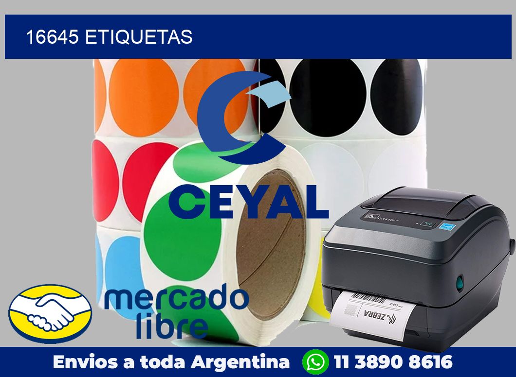 16645 etiquetas