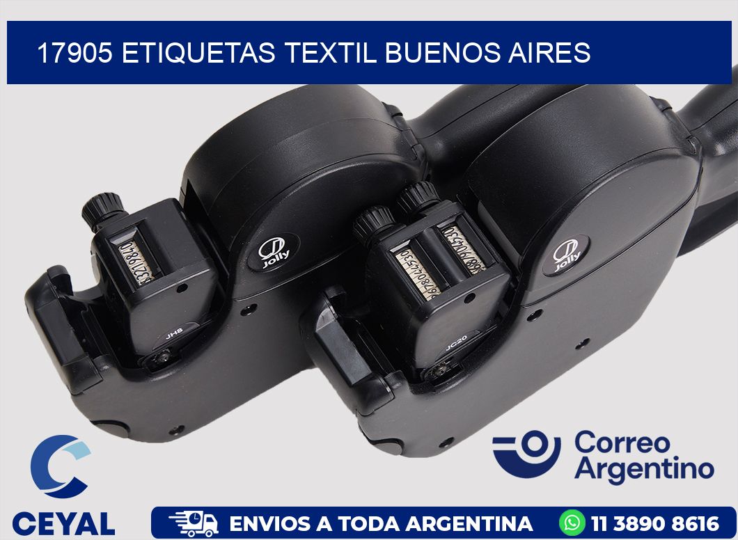 17905 etiquetas textil buenos aires