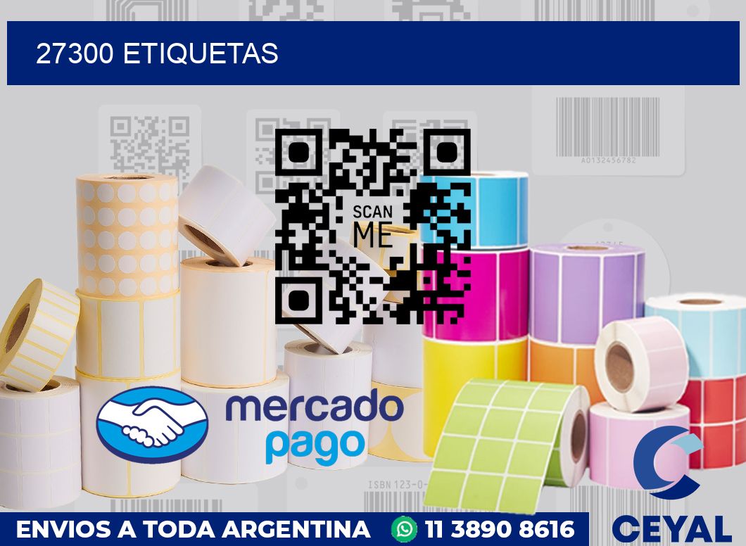 27300 etiquetas