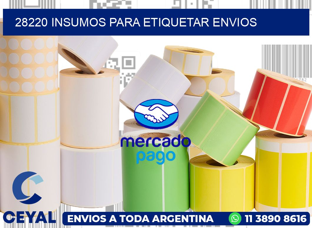 28220 insumos para etiquetar envios