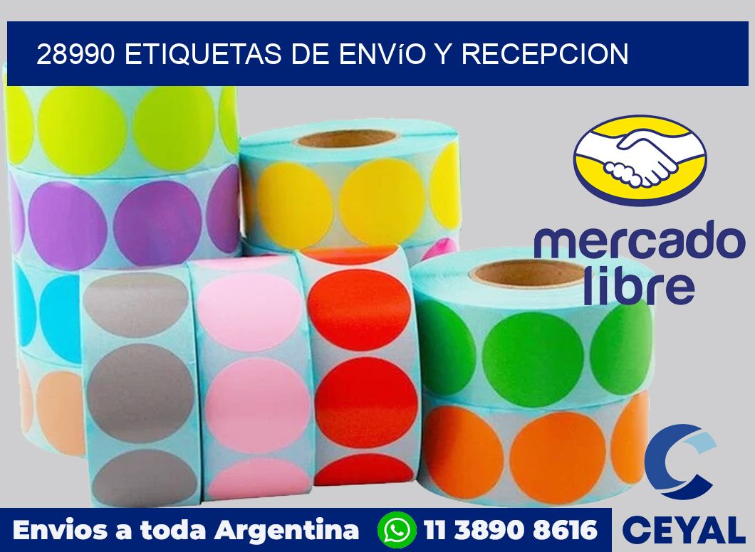 28990 Etiquetas de envío y recepcion