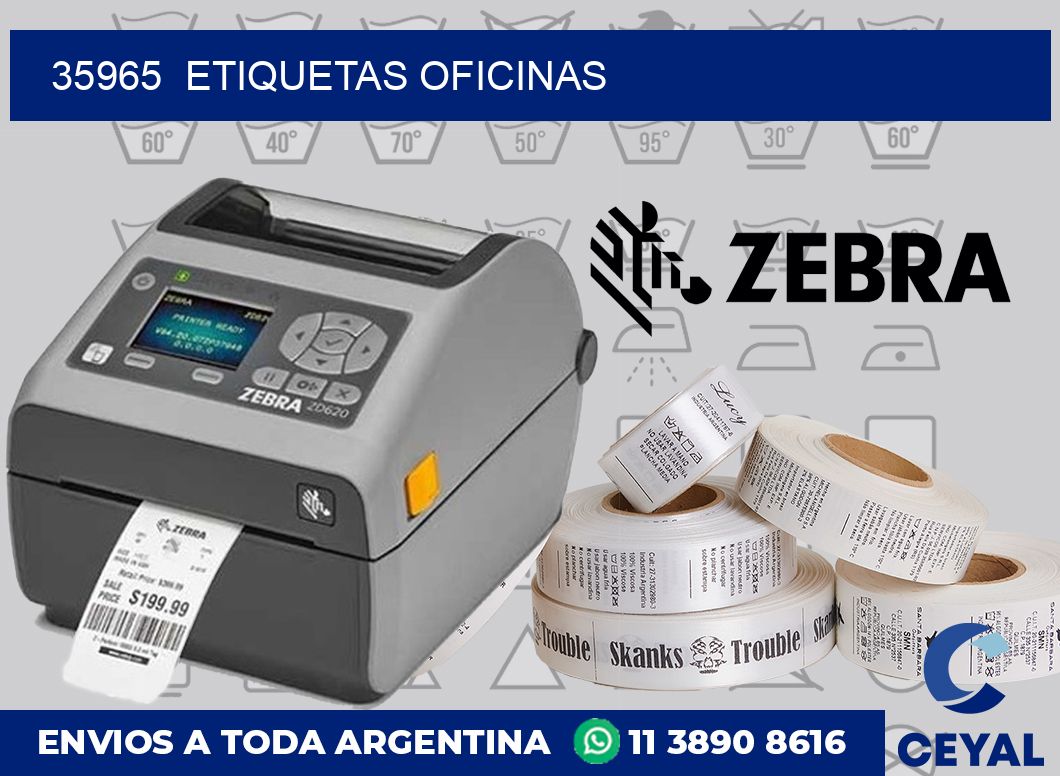 35965  Etiquetas oficinas