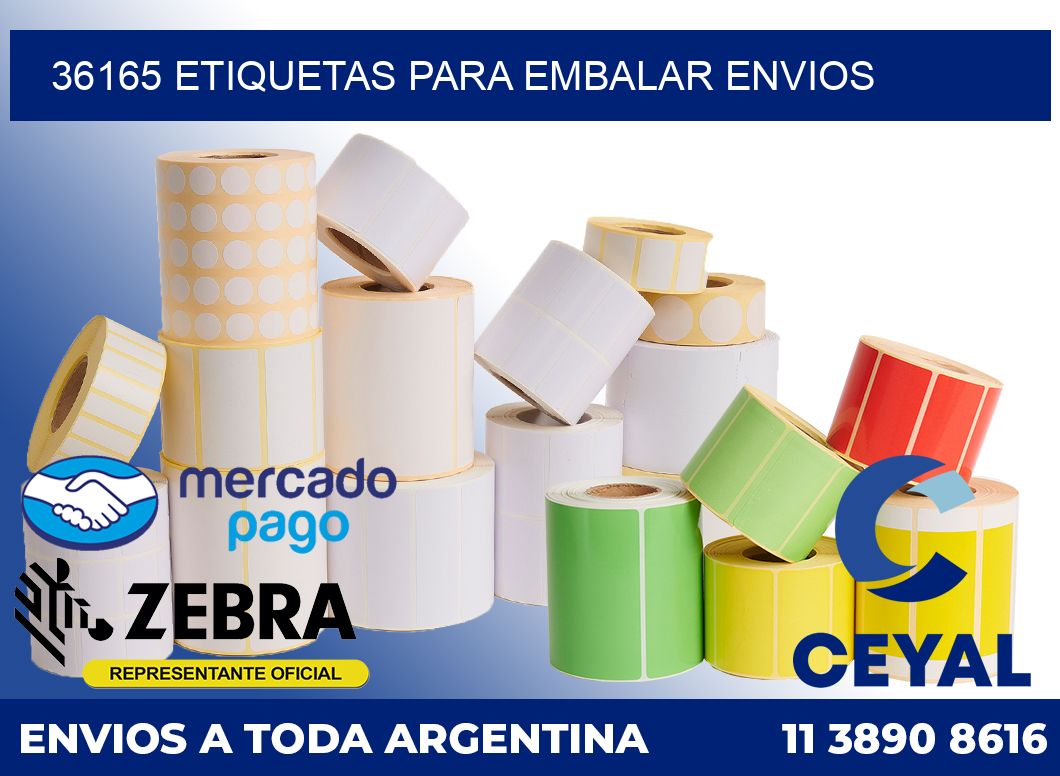 36165 Etiquetas para embalar envios