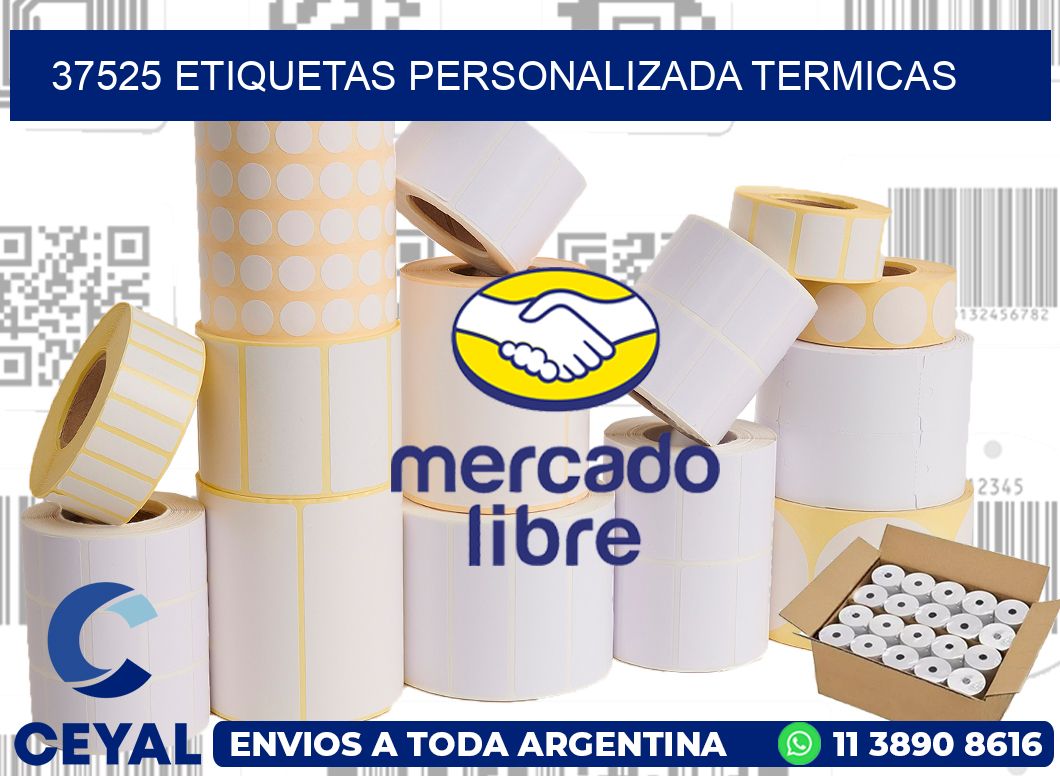 37525 etiquetas personalizada termicas