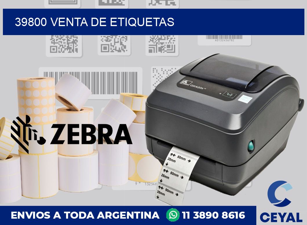 39800 venta de etiquetas