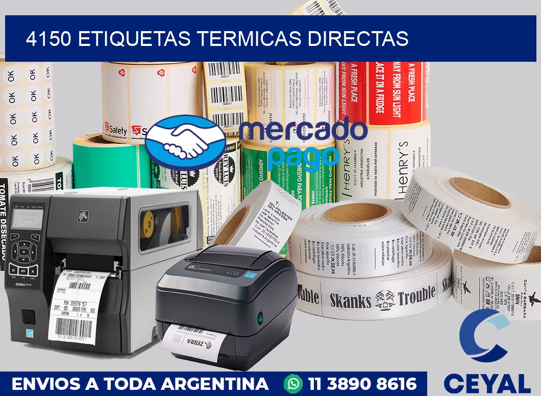 4150 Etiquetas termicas directas