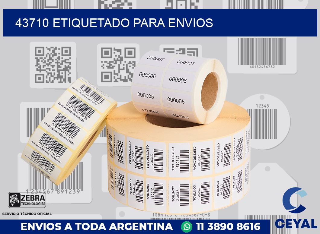 43710 Etiquetado para envios