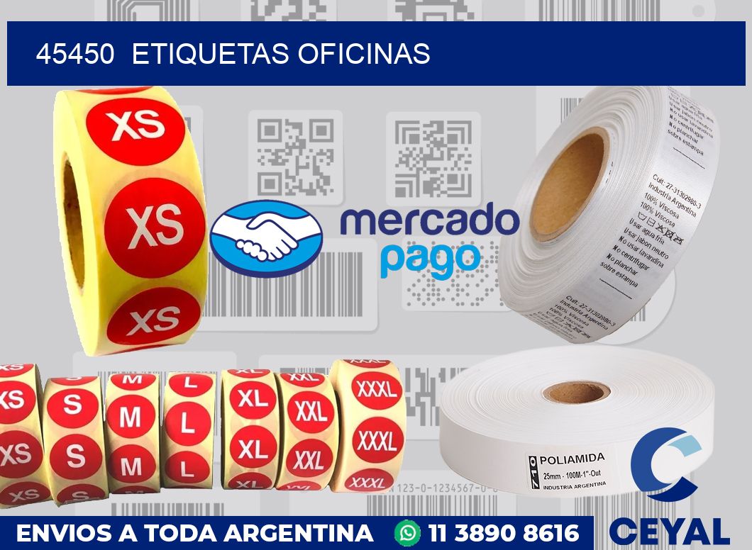45450 Etiquetas oficinas