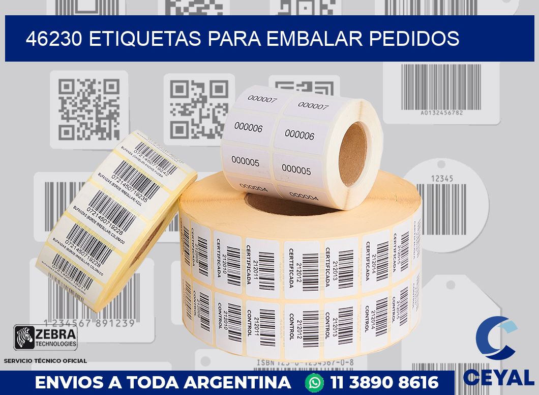 46230 Etiquetas para embalar pedidos
