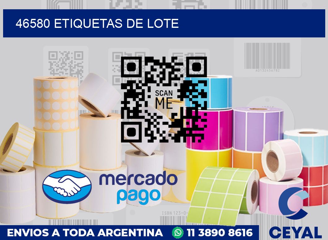46580 Etiquetas de lote