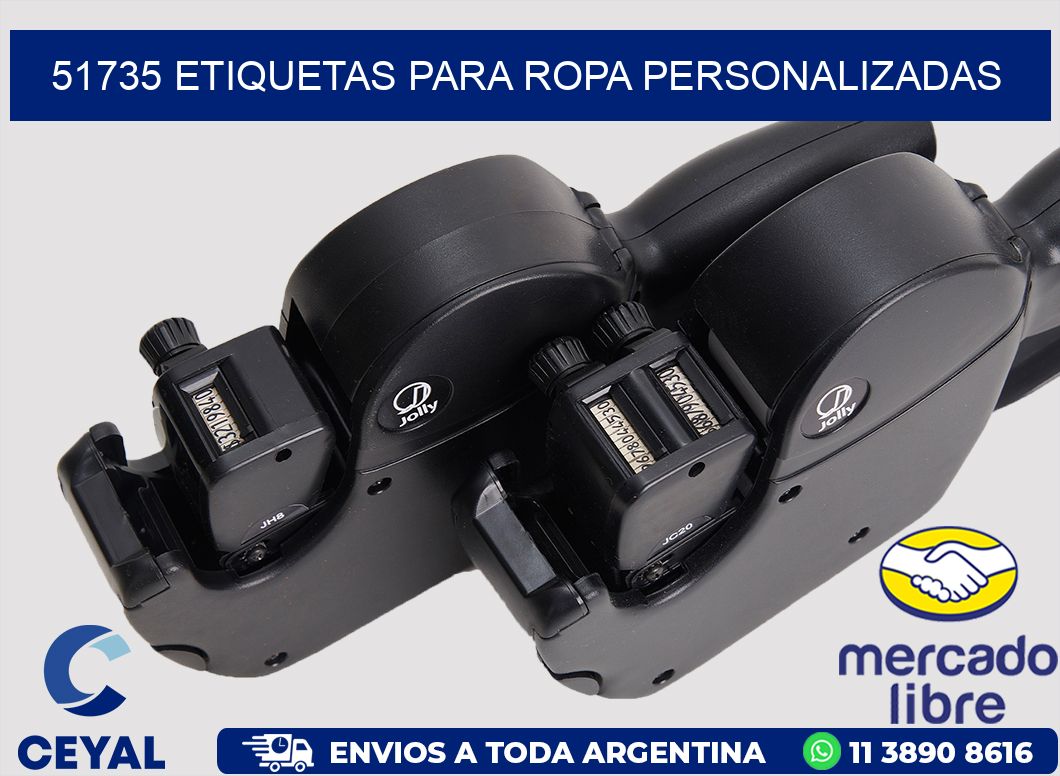 51735 Etiquetas para ropa Personalizadas