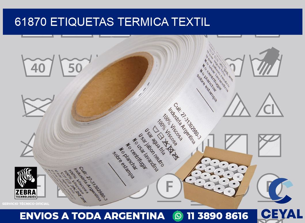 61870 etiquetas termica textil