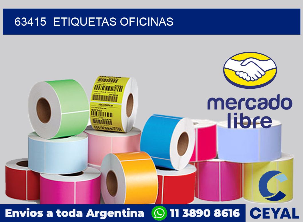 63415  Etiquetas oficinas