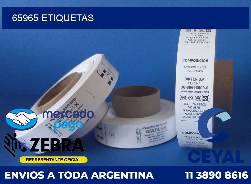 65965 etiquetas