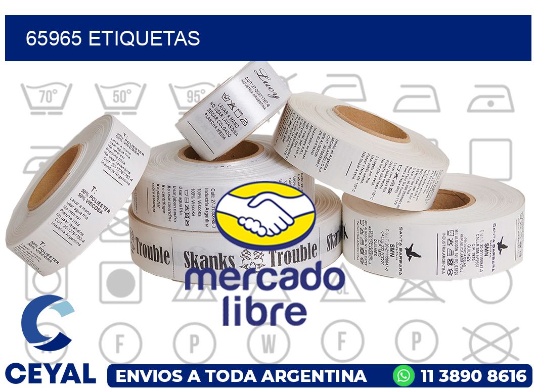 65965 etiquetas