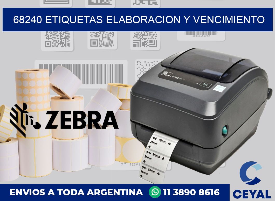 68240 Etiquetas elaboracion y vencimiento