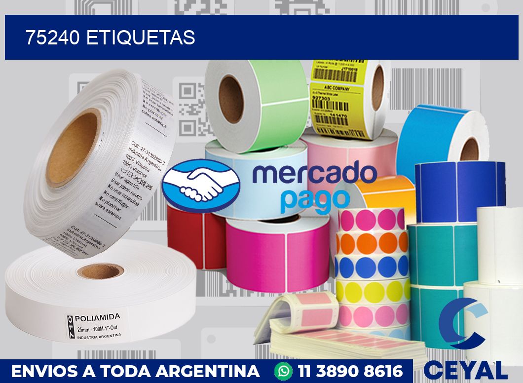 75240 etiquetas