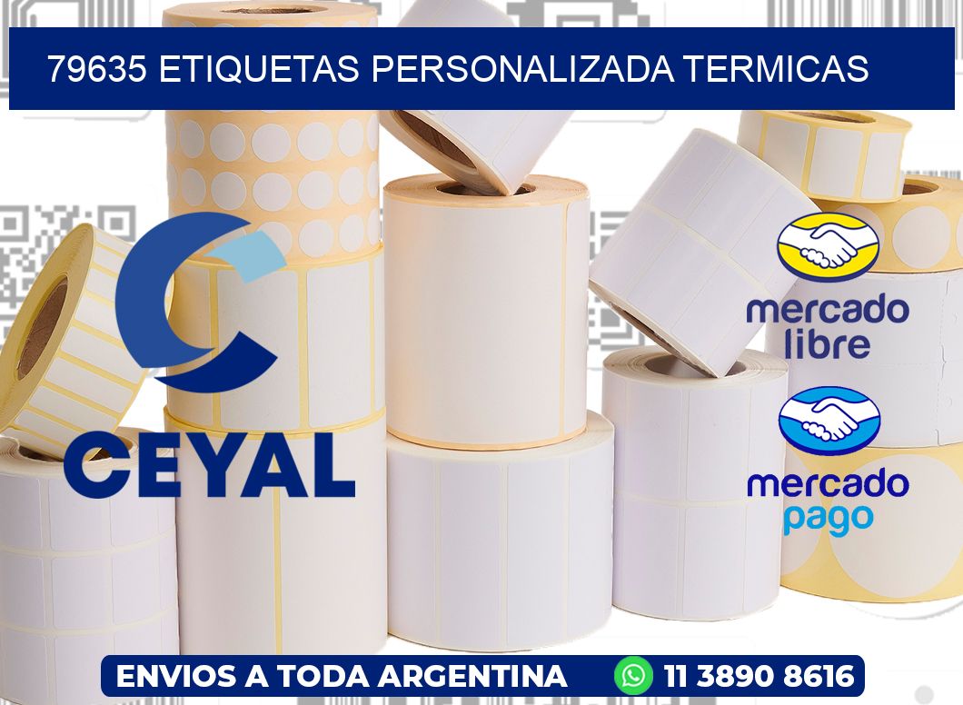 79635 etiquetas personalizada termicas