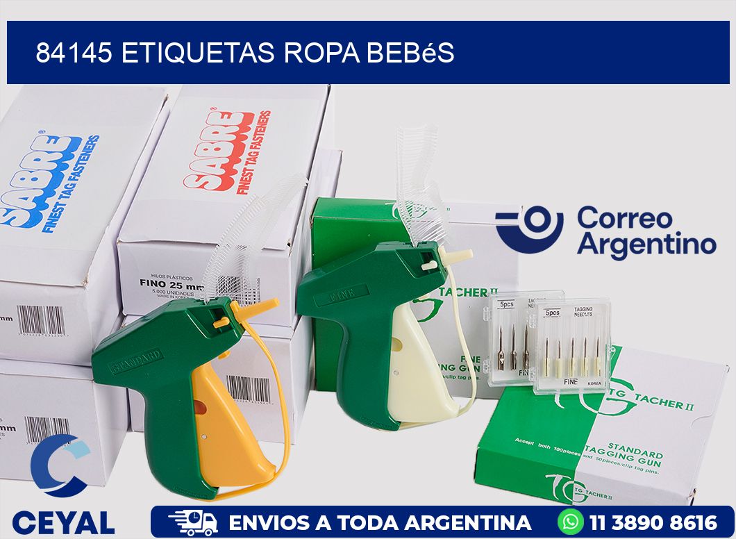 84145 Etiquetas ropa bebés