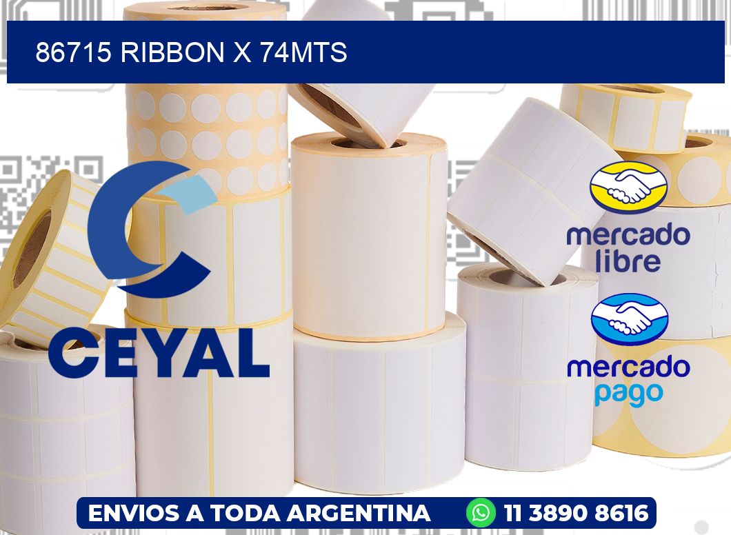 86715 ribbon x 74mts
