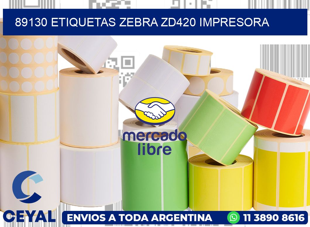 89130 etiquetas Zebra zd420 impresora