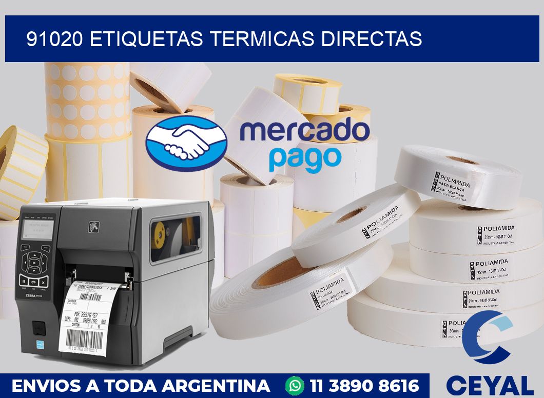 91020 Etiquetas termicas directas
