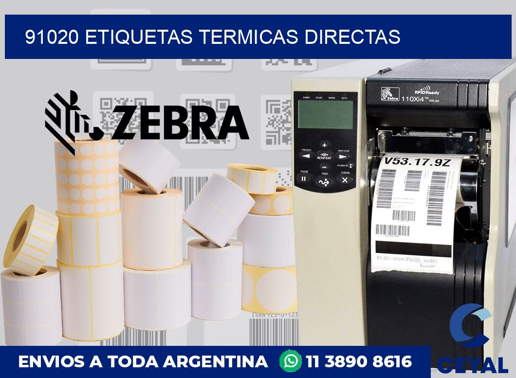 91020 Etiquetas termicas directas