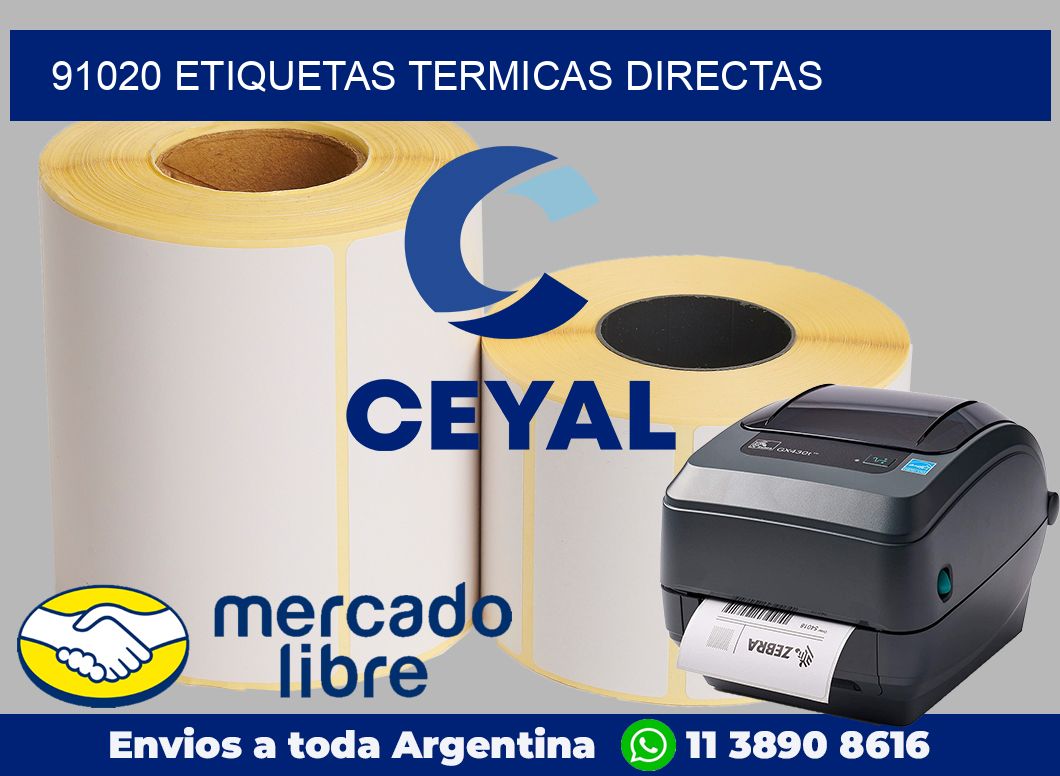 91020 Etiquetas termicas directas