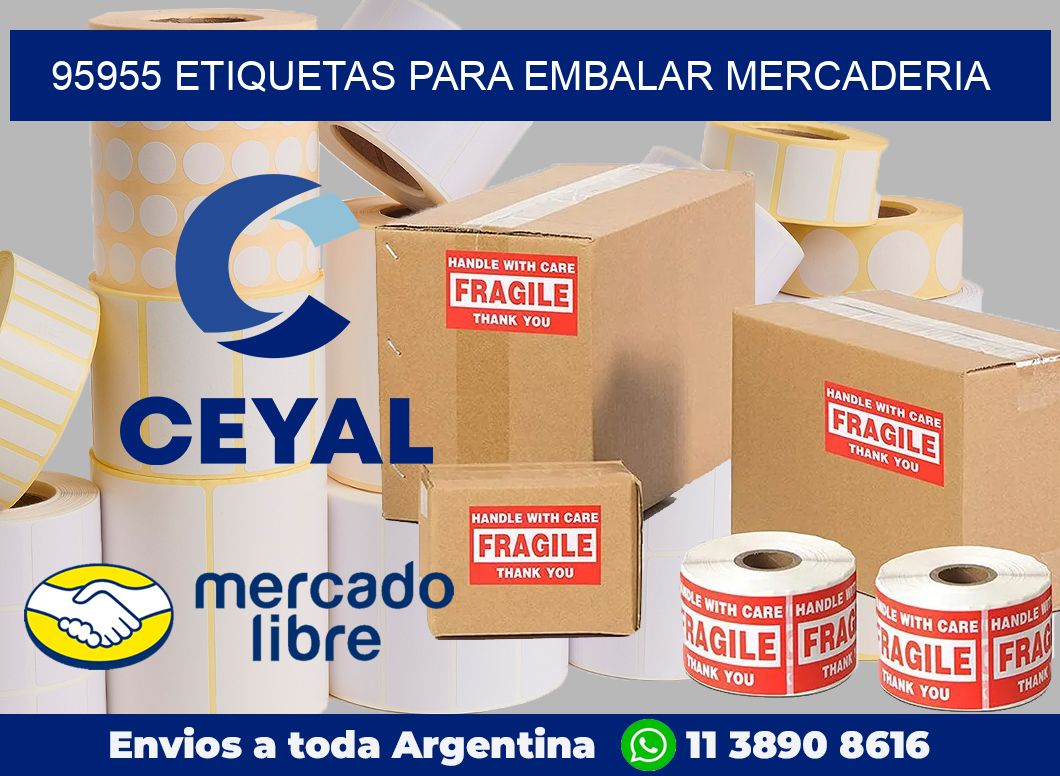 95955 Etiquetas para embalar mercaderia