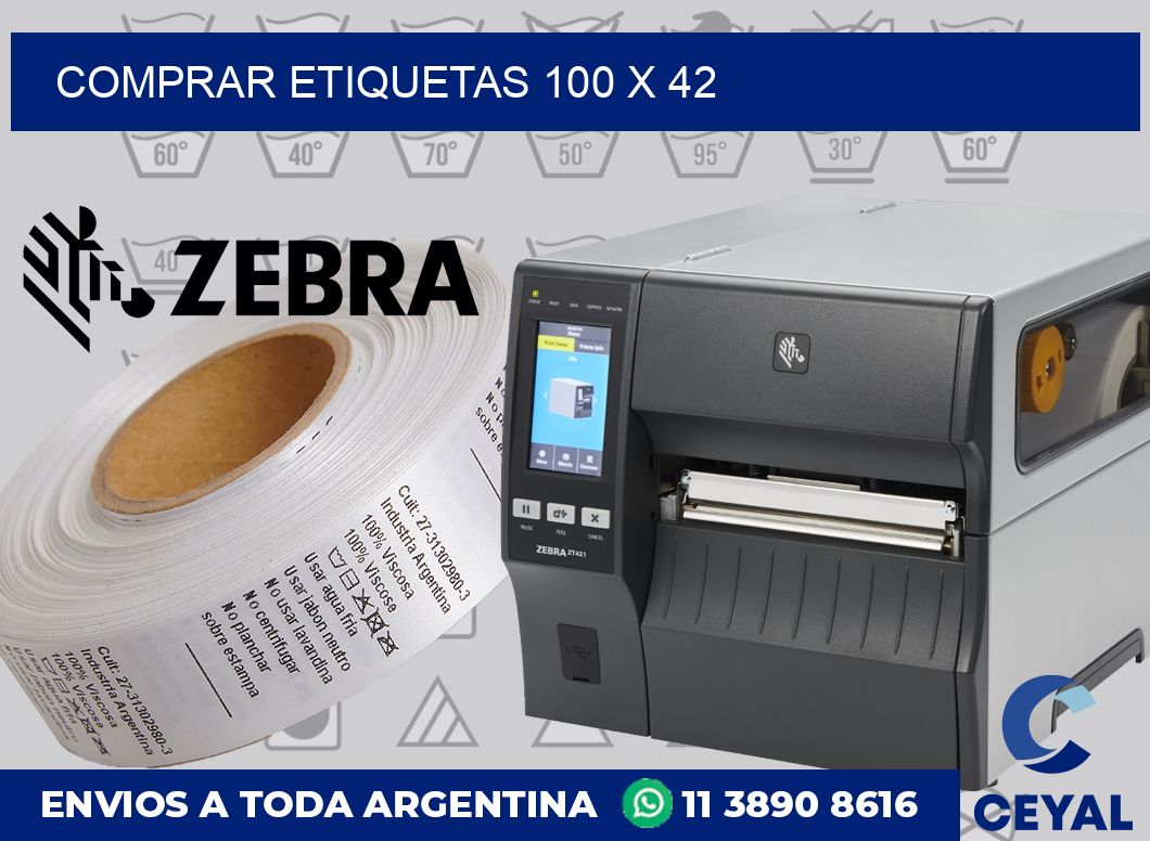 Comprar etiquetas 100 x 42
