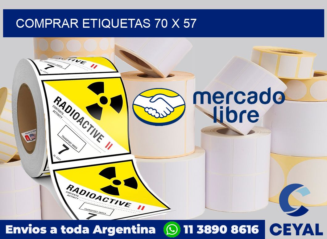 Comprar etiquetas 70 x 57