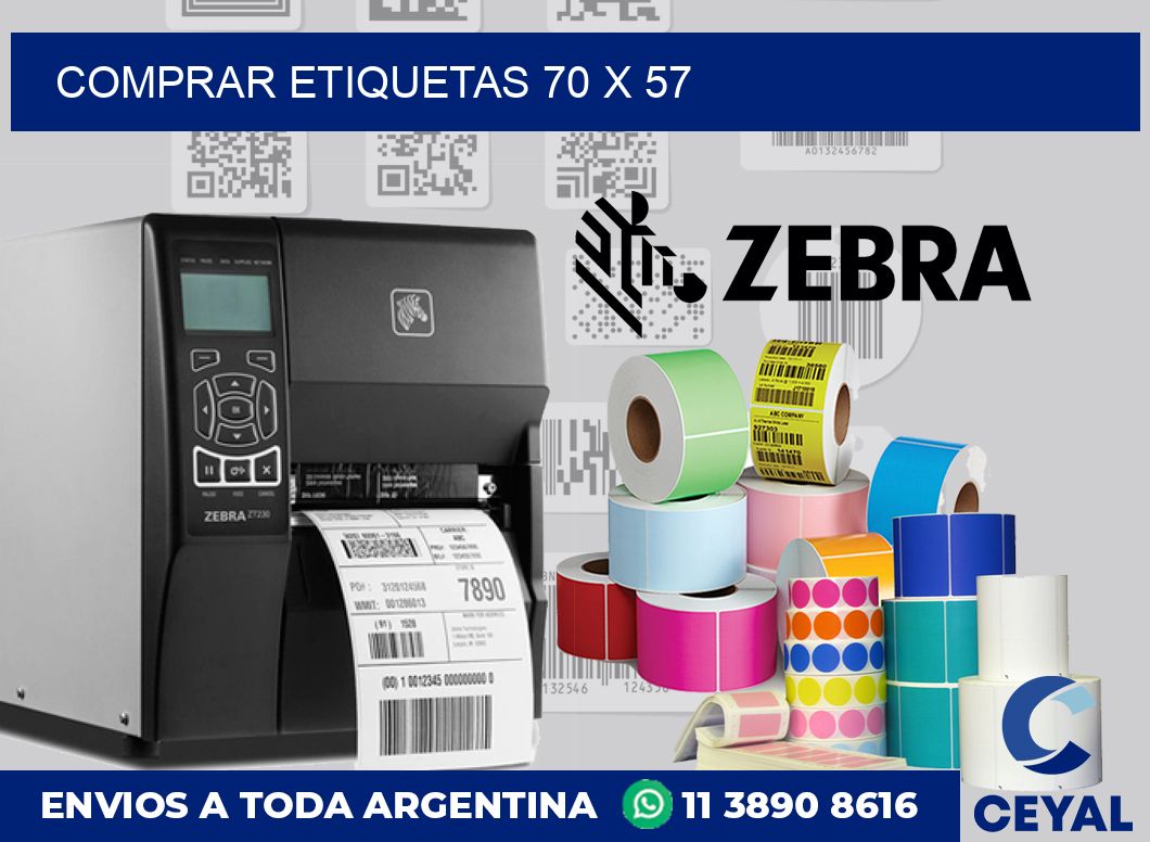 Comprar etiquetas 70 x 57