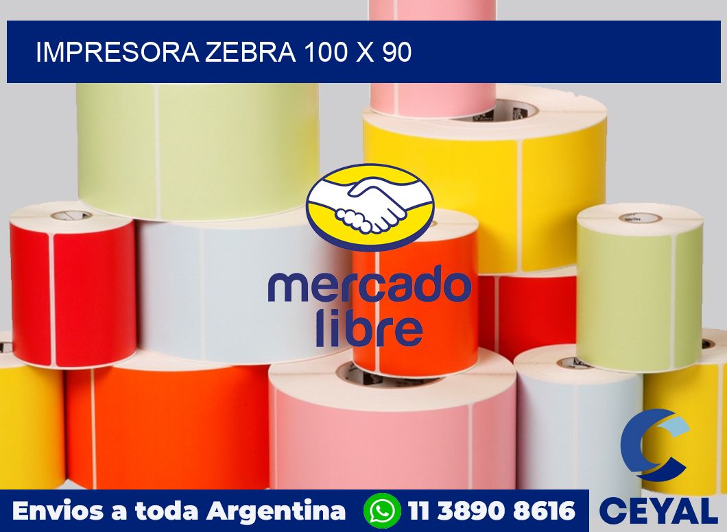 Impresora Zebra 100 x 90